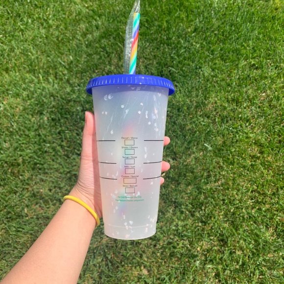 Starbucks confetti color changing cup! NWT - Picture 2 of 4